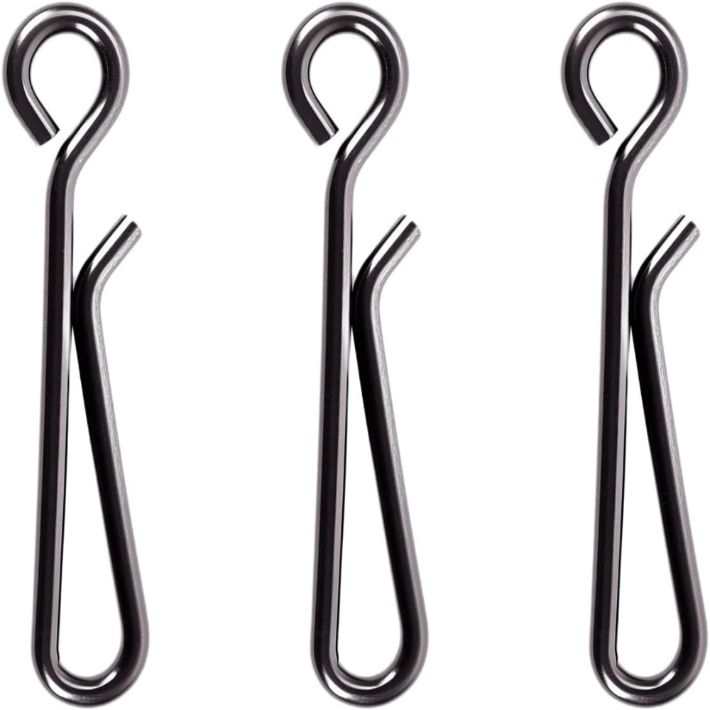 Fishing Swivel Connector - 100 шт. быстросъемных клипс из нержавеющей