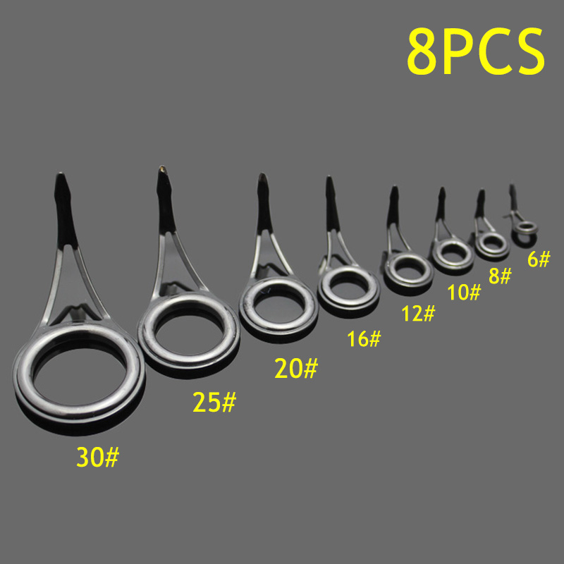 Freshwater Fishing Kit - 8 шт. направляющих колец для удилищ