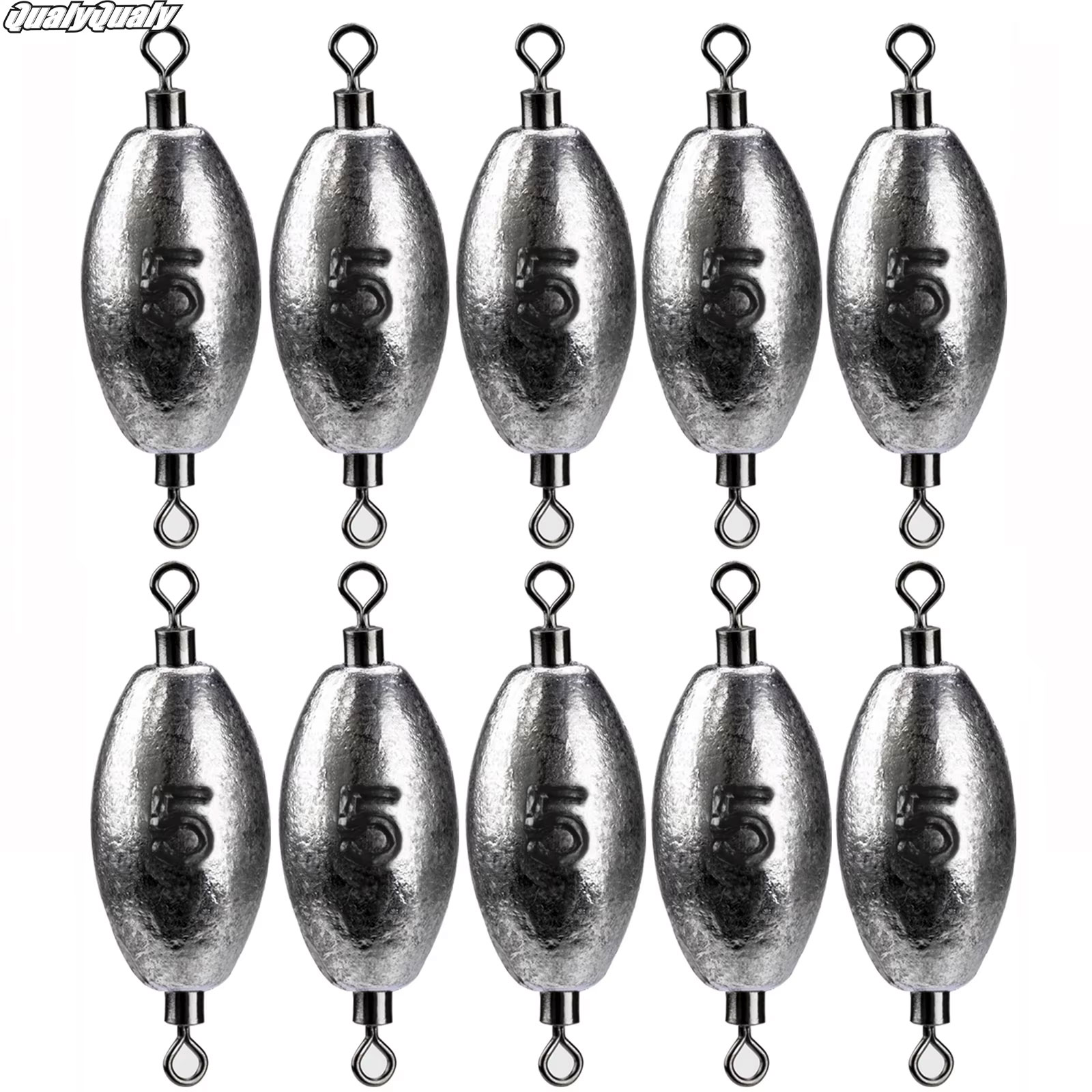 Fishing Swivel Connector - 20/10 шт. рыболовных грузил 5г, 8г,