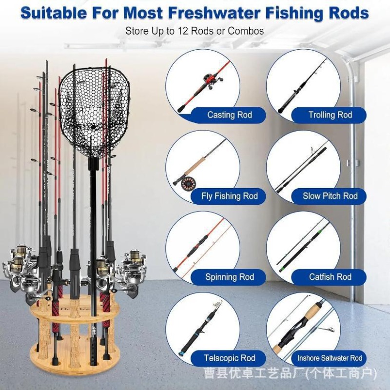 Вращающаяся подставка-держател – обзор и цена Fishing Equipment Storage