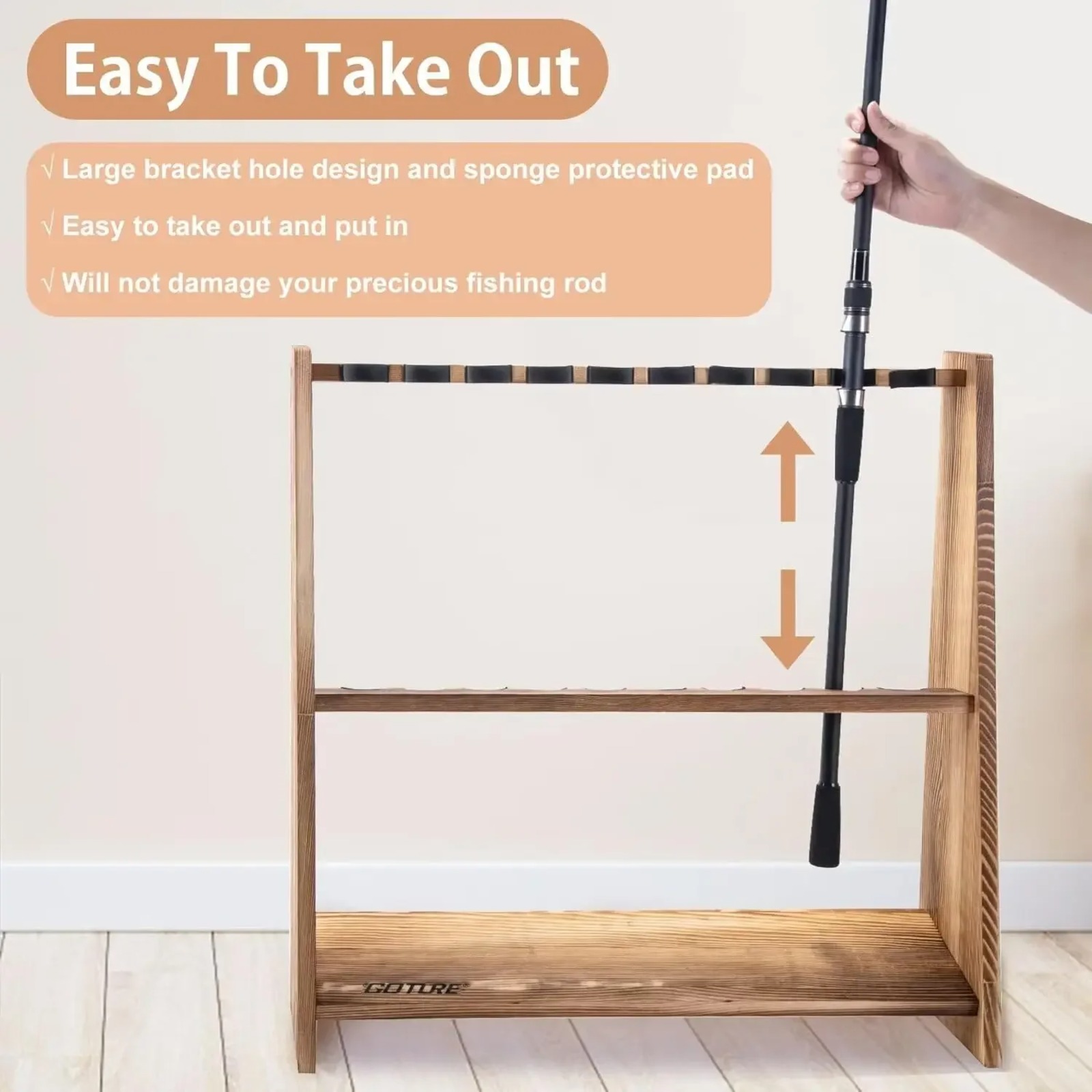 Подставка для удочек Goture из – обзор и цена Fishing Equipment Storage