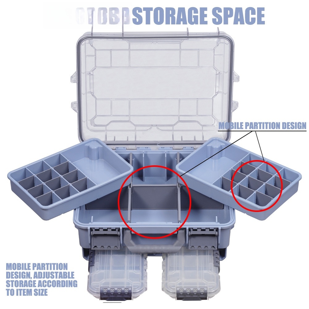 1 шт. водонепроницаемый двухсл – обзор и цена Fishing Equipment Storage