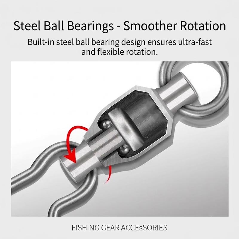 Вертлюги из нержавеющей стали  – обзор и цена Fishing Swivel Connector